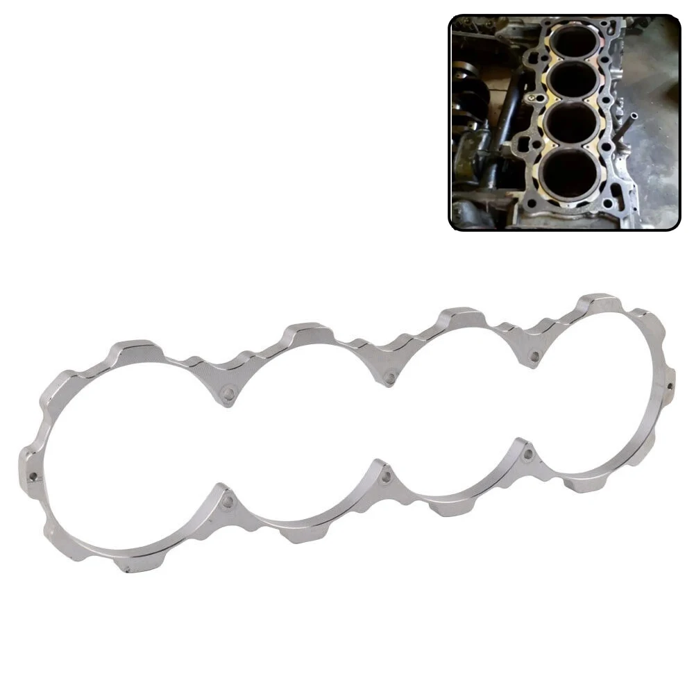 Silver Aluminum ENGINE BLOCK GUARD BLOCKGUARD for Honda Acura SOHC D16Y D16Z D15 D16 civic D-Series