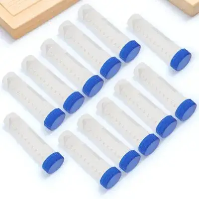 

50pcs Plastic Tubes Screw Caps Self-Standing Clear Conical Tubes Lab Use High Transparency Biochemistry Molecular