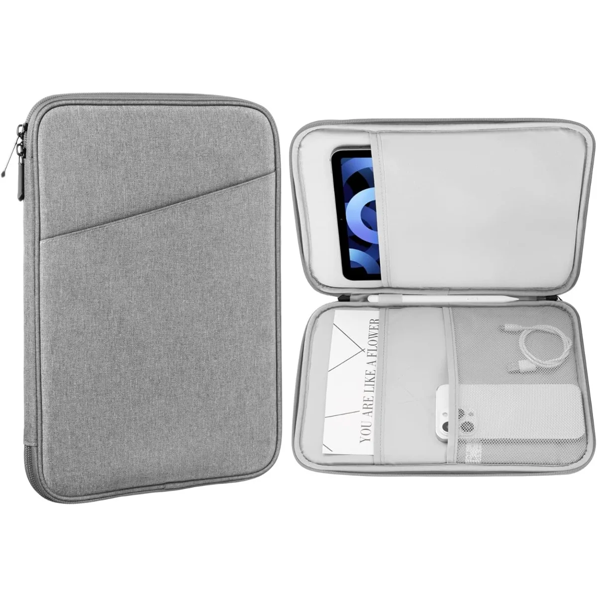 حافظة كمبيوتر لوحي مقاس 9-11 بوصة، تناسب iPad Air M3 مقاس 11 بوصة، iPad A16 2025، Pro 11 M4، iPad 10/9/8/7th، حقيبة حمل واقية