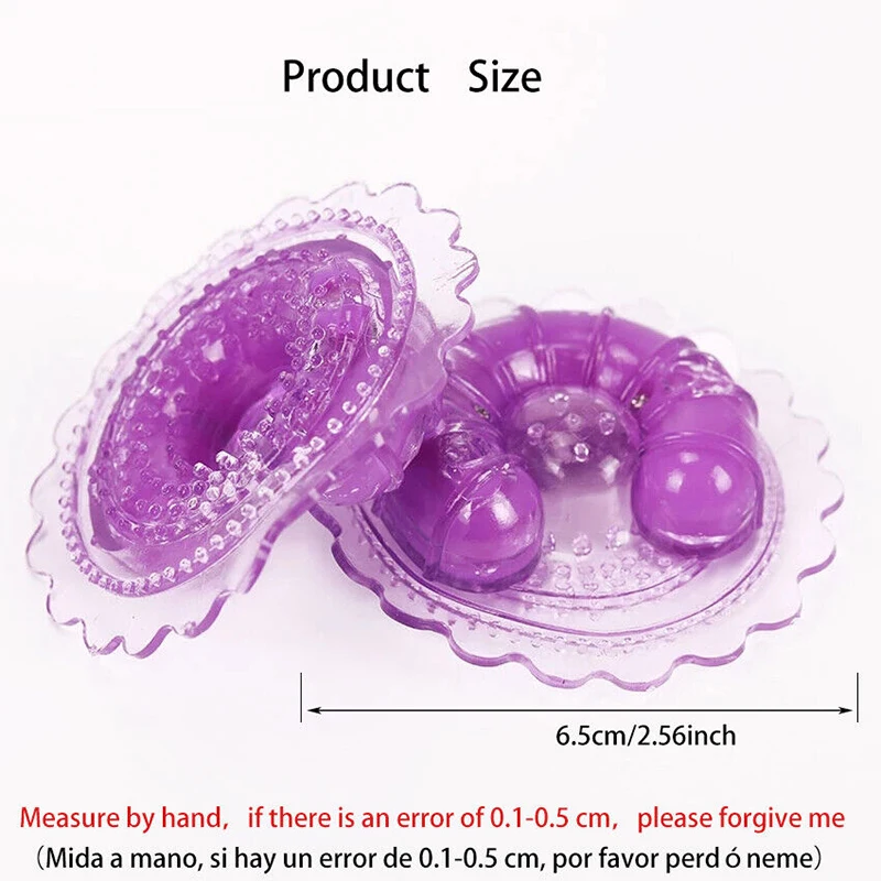 1 Pair Breast Vibrator Nipple Sucker Clips Vibrators Female Masturbators Erotic Intimate Toys Breast Stimulator Adult Products