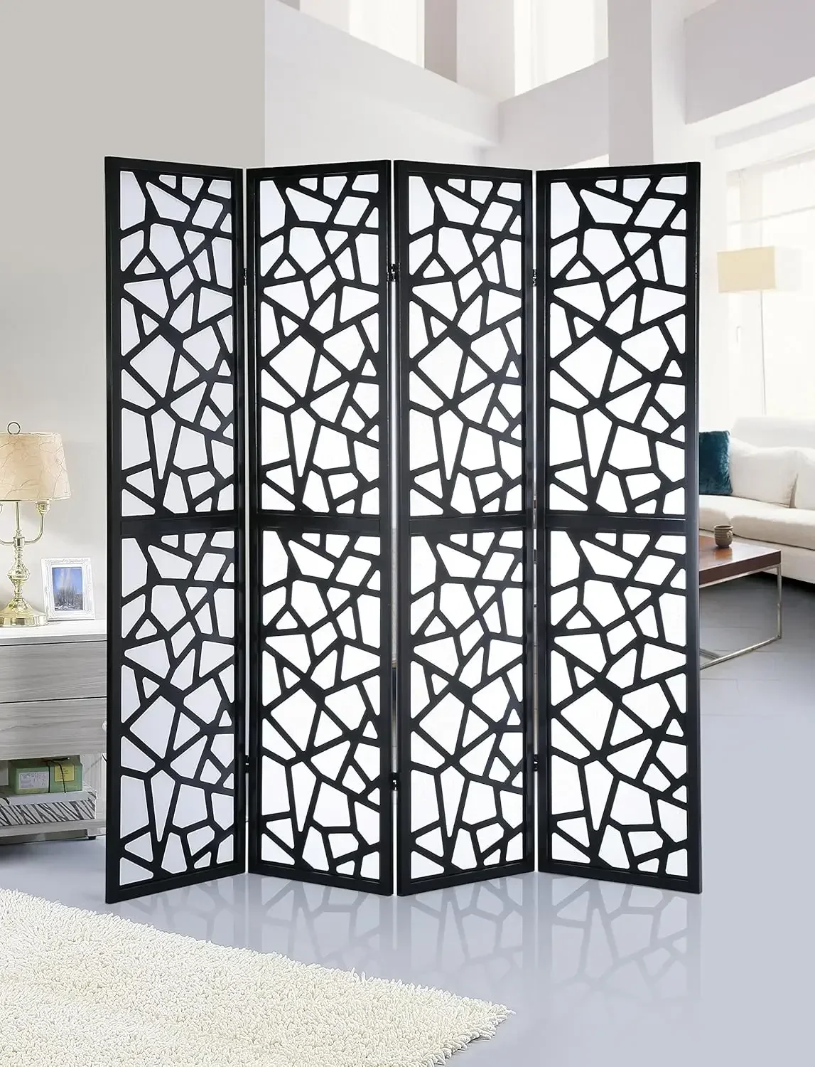 Giyano 4 Panel Screen Room Divider, 70