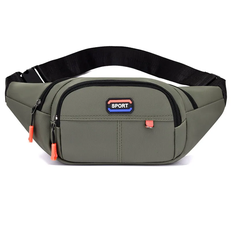 Men Belt Bags Package Waterproof Outdoor Sports Bag Oxford Pouch Korean-style Waist Bag Fanny Pouch Crossbody Male Banana Bag