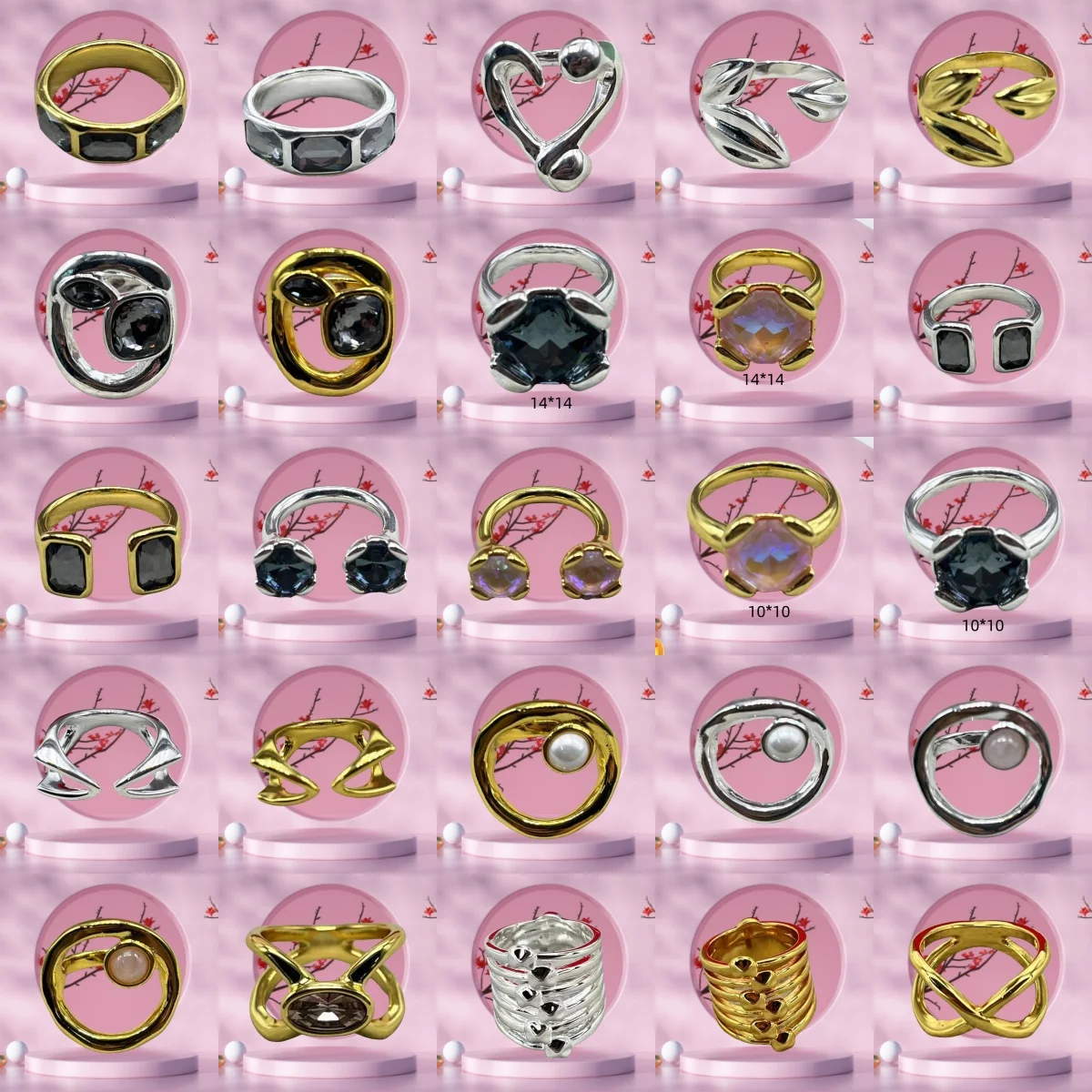 2025 Europese en Amerikaanse stijl niche-ontwerp luxe edelsteenring, geschikt voor meisjessieradencadeaus