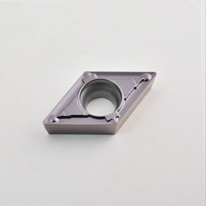 DCMT 070204 DCMT 070208 DCMT11T304 DCMT11T308 MV para portaherramientas de torno insertos de torneado insertos de carburo de acero inoxidable