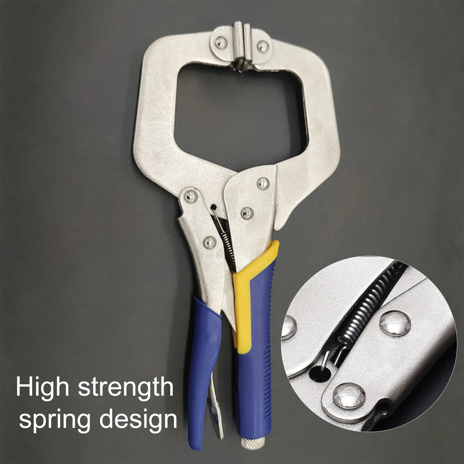 

6Inch C Clamp Weld Clip Fix Plier Locator Woodwork Fix Plier Pincer Tong Swivel Pad Locator Alloy Hand Tools