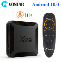 VONTAR X96Q Smart TV Box Android 10 4K Allwinner H313 Quad Core 2GB 16GB Support Wifi Set Top Box TVBOX Media Player 1GB 8GB