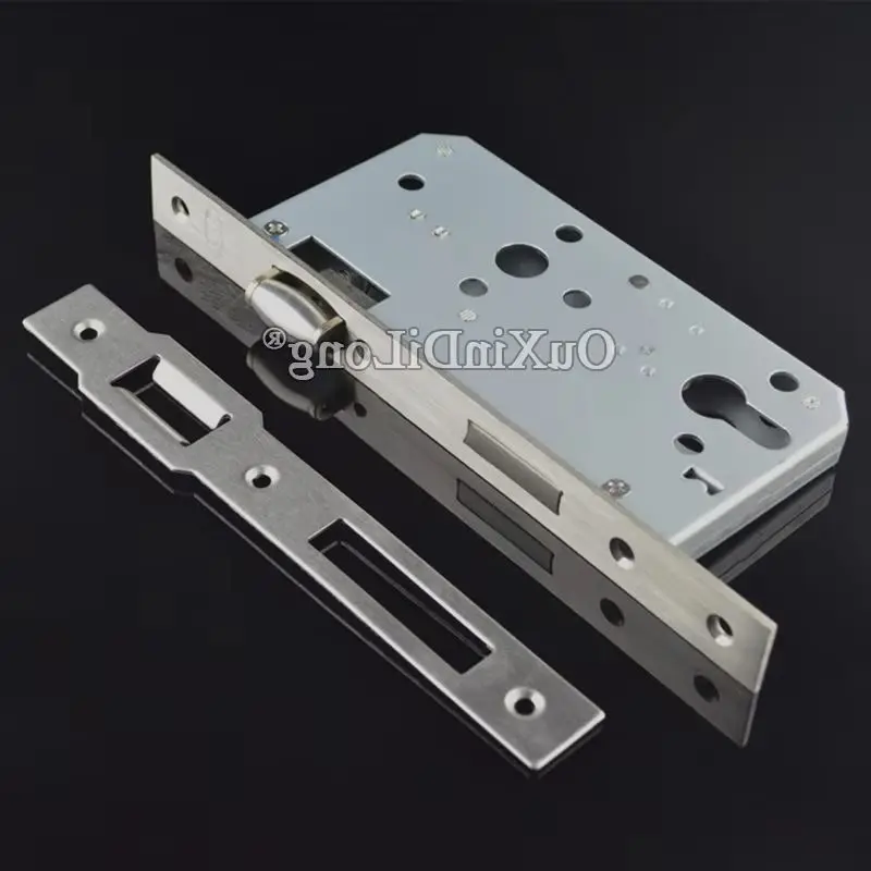 

European Touch Bead Mortise Door Lock body 7255/5572 Aluminium Alloy Plastic Steel Passage Fire Proof Door Lock Repair Parts