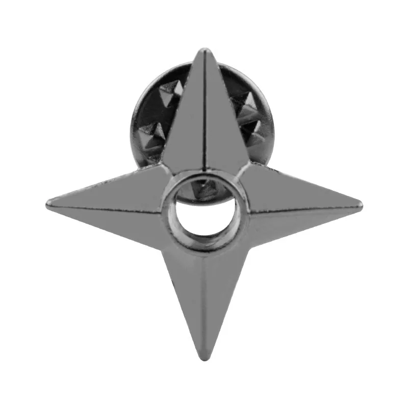 ZSQHET 8 Teile/satz Anime Cartoon Brosche Rot Metall Pin Rucksack Kleidung Revers Pin Schmuck Fans Geschenk Cosplay Kostüm Zubehör