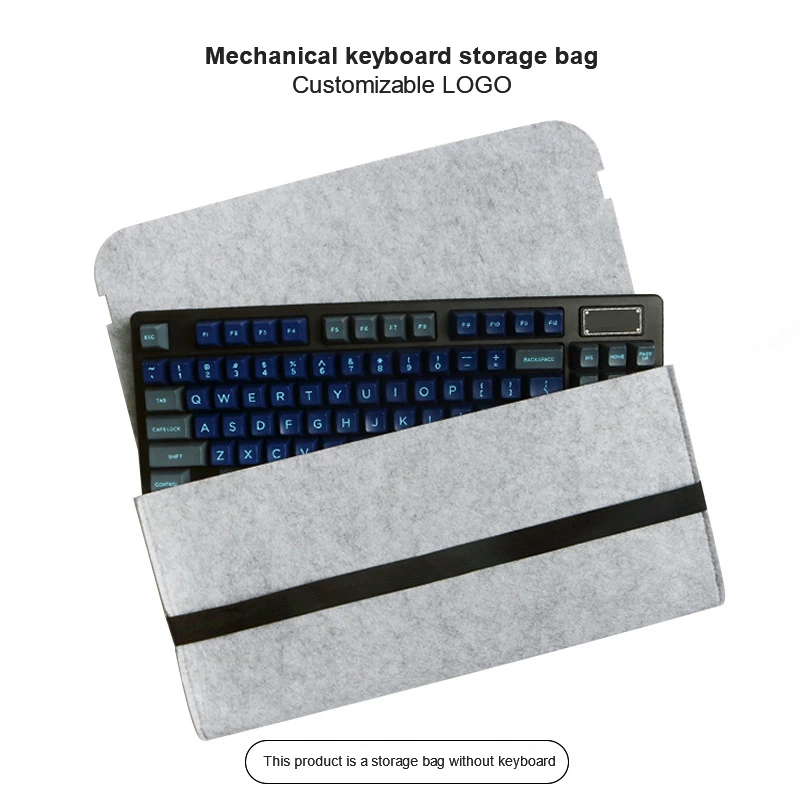 Mechanical Keyboard Bag, Simple, Comfortable, Portable, Dust-Proof and Wear-Resistant Practical Storage Bag(68 Key)