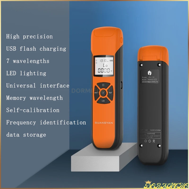 G10 Fiber Optic Power Meter NEW High Precision  Rechargeable Battery Optical Power Meter With Flash Light OPM SC FC ST