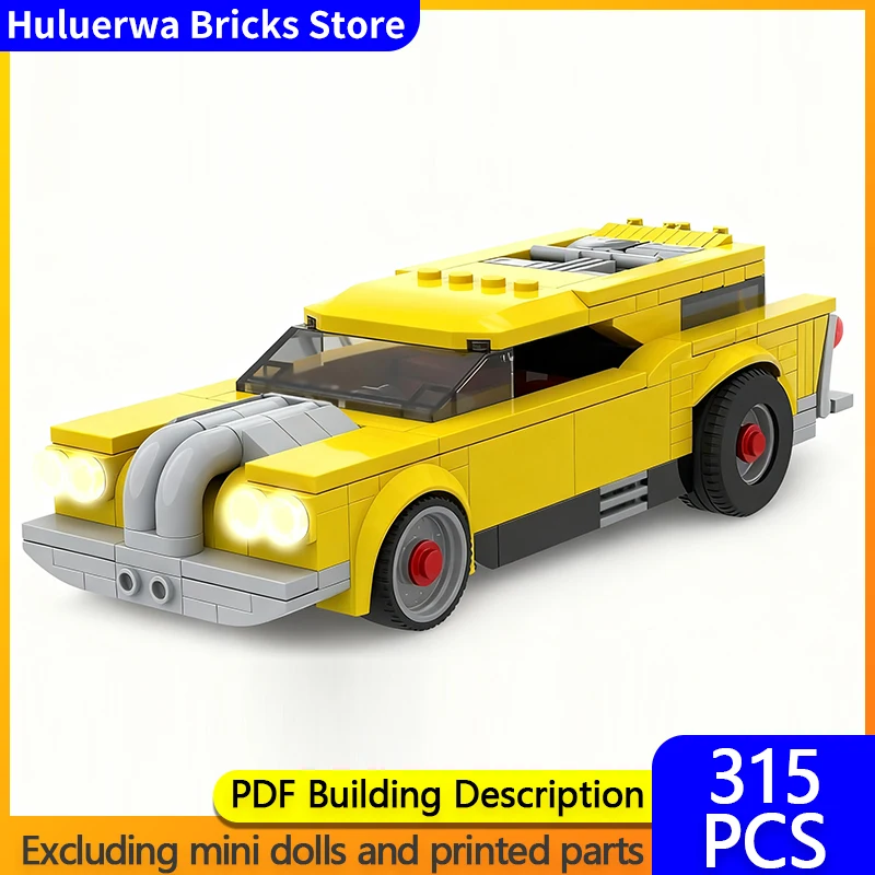 

Speed Racing Car Model MOC Building Bricks Jack Hammer Racing Car Modular Technology Children Holiday Gifts Assemble Toys Suit