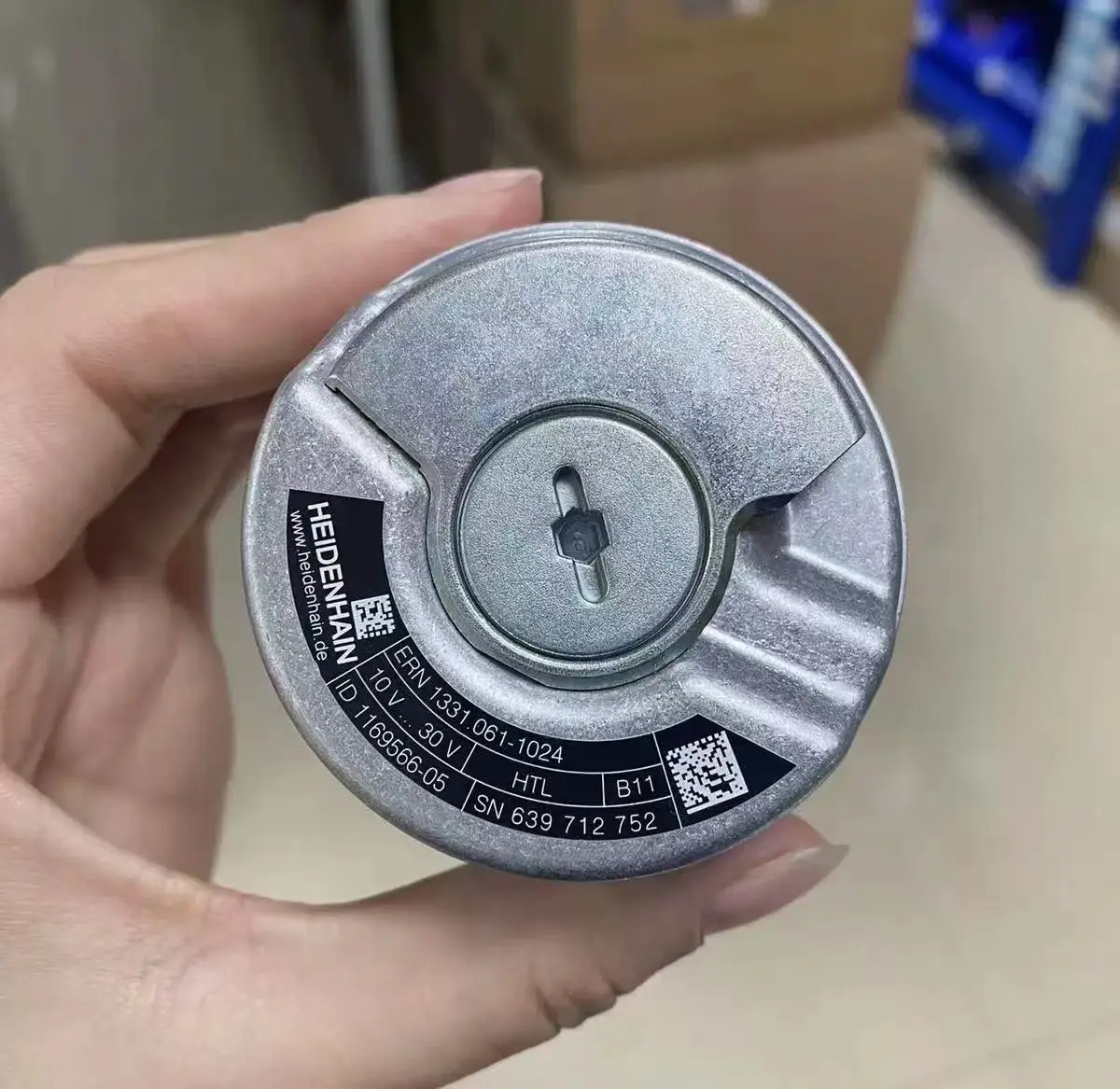 Heidenhain ERN1331.061-1024 Encoder 1024PPR IP67 M12 5V DC Original for CNC Automation ID1169566-05