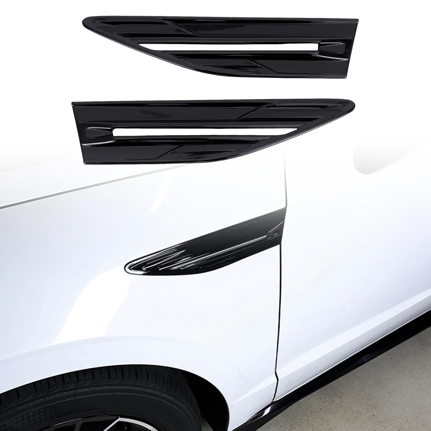 

Для Hyundai Sonata 2024 2025 автомобильные аксессуары ABS крыло крыло воздуховод вентиляционные отверстия накладка 2 шт.