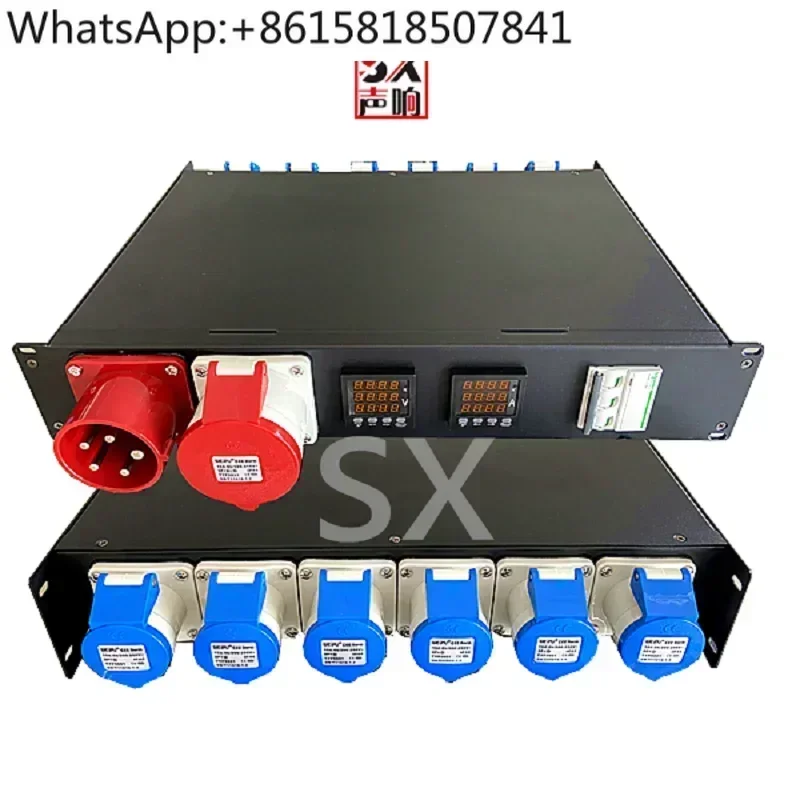 32A Three Phase 2U Rack Mount Panel Swith Board