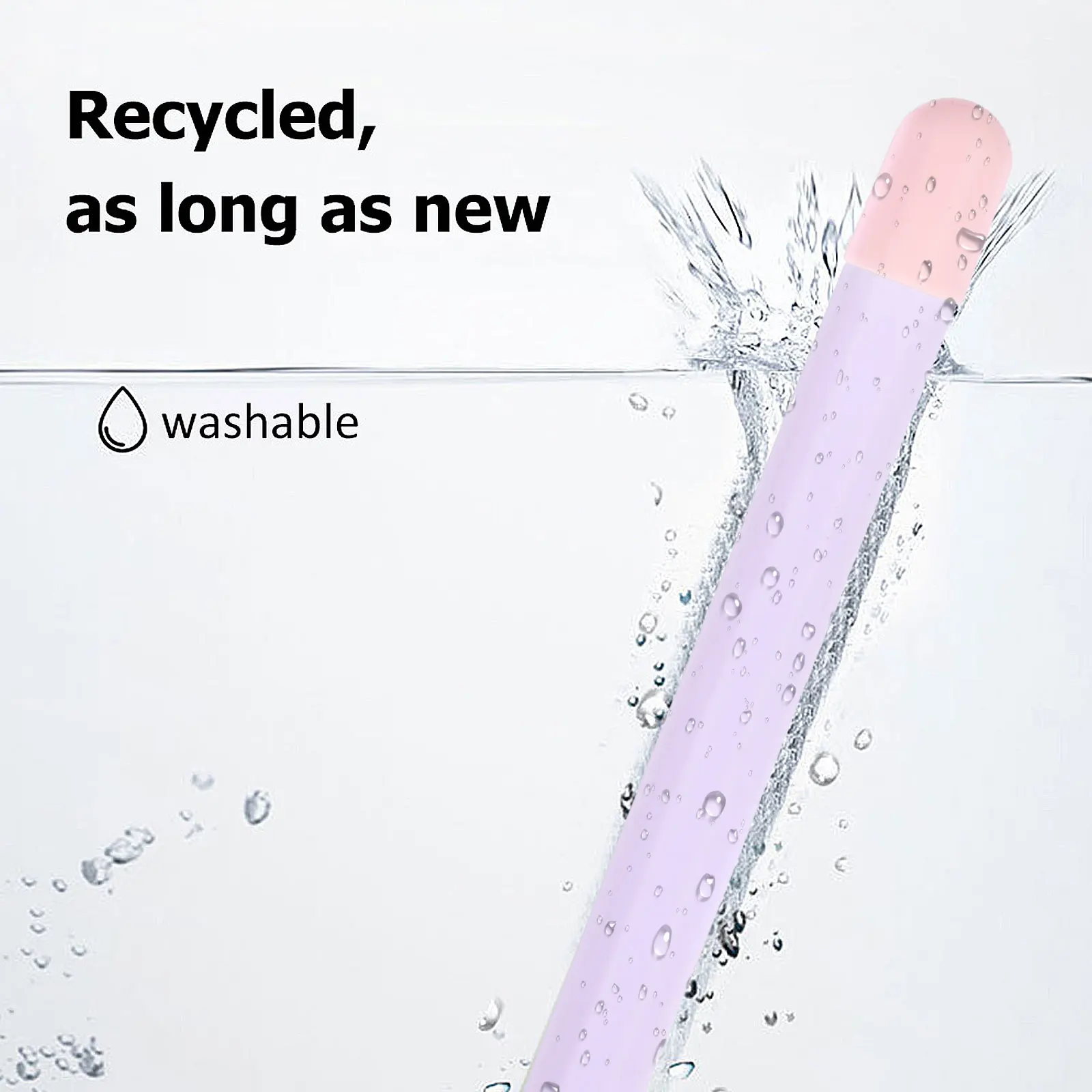

Handwriting Non-Slip Pen Sleeve Case Cover for Stylus Silica Gel Protector Grip