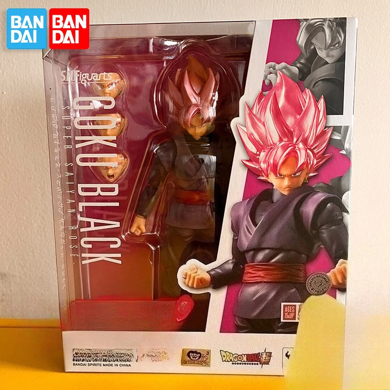 

В наличии: Коллекционная фигурка Bandai SHF Dragon Ball Super Pink Goku Komas с розовыми волосами