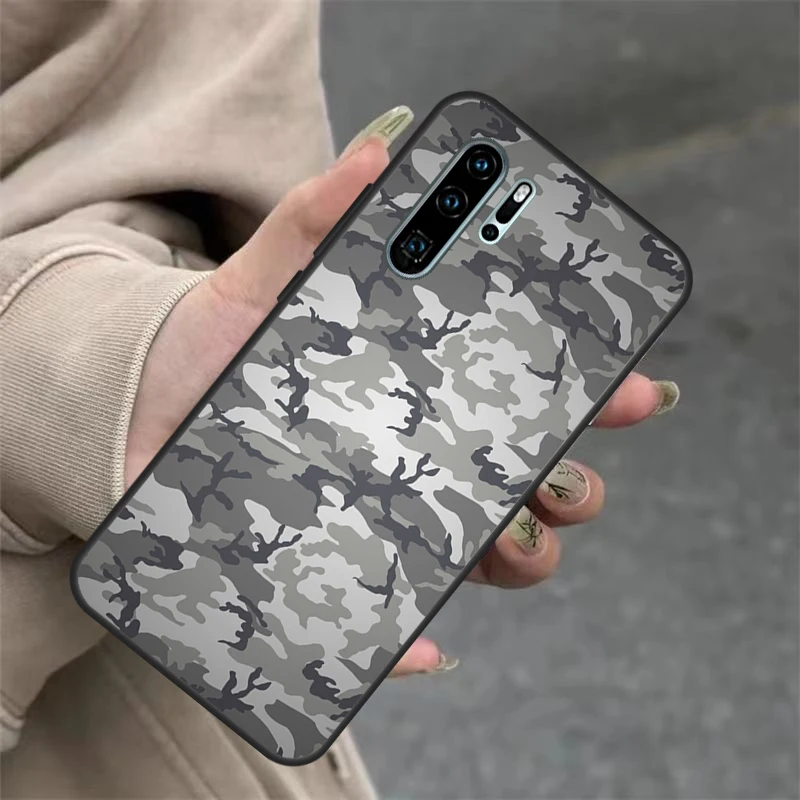 Army Camo Camouflage Case For Huawei Nova 10 SE 9 11 11i 8i 3i 5T Y60 Y70 Y90 Y61 Y91 P20 P30 Pro P40 Lite Cover