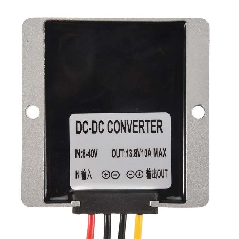 -FQYL DC Automatic Buck Boost Converter DC 8V-40V To 13.8V 10A Step Down Up Voltage Regulator Waterproof Voltage Reducer