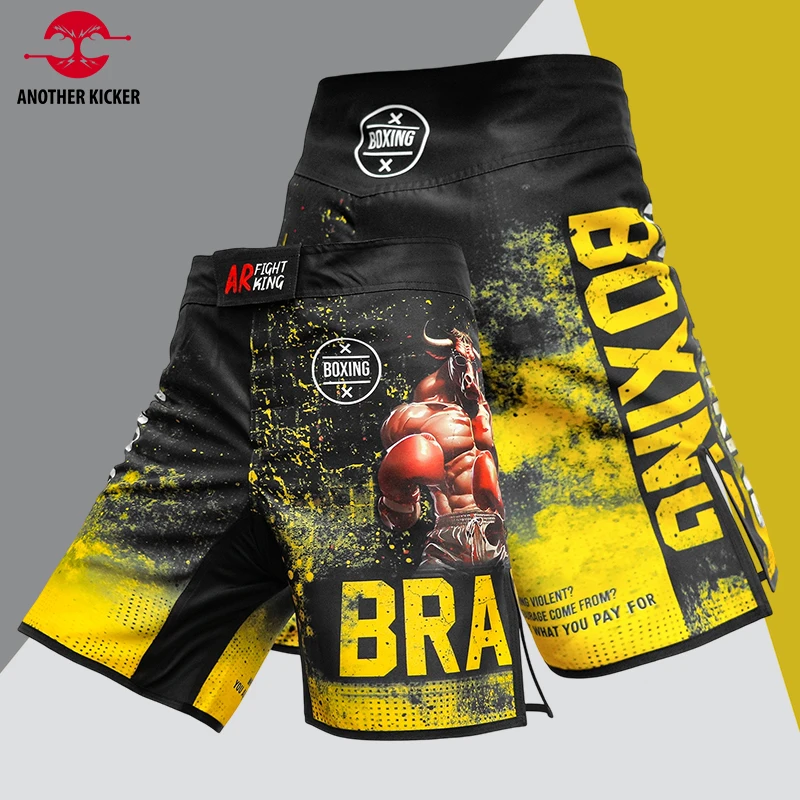 

MMA Grappling Fight Shorts Ox Sublimated Kick Boxing Muay Thai BJJ Shorts Men Gym Workout Pants Kickboxing Wrestling MMA Shorts