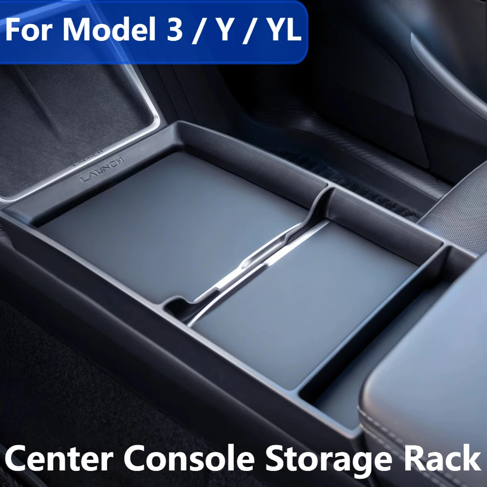 

For Model 3/Y/YL Car Center Console Storage Rack Armrest Organizer Box Interior Car Accessories