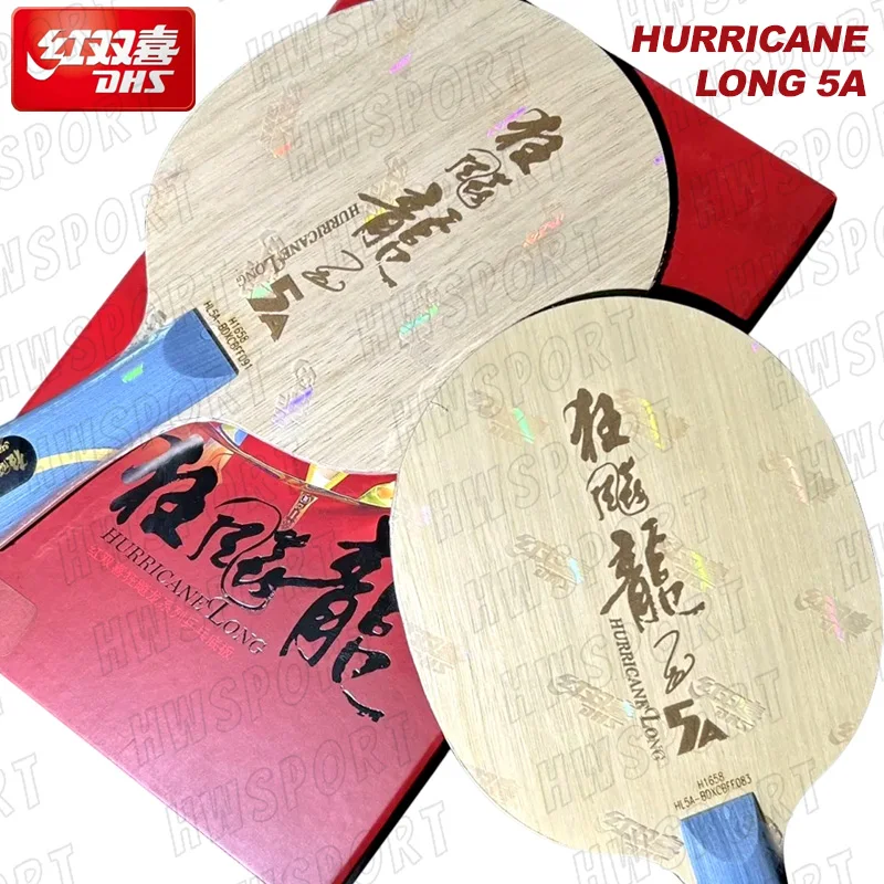 

DHS Hurricane Long 5A Table Tennis Blade Professional HL5A Ping Pong Blade Outer A-Fiber Force Material