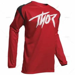 Motocross Jersey for Men, MTB, Downhill Jerseys, MX Cycling, Mountain Moto DH, Quick Dry Tshirt, New, 2025