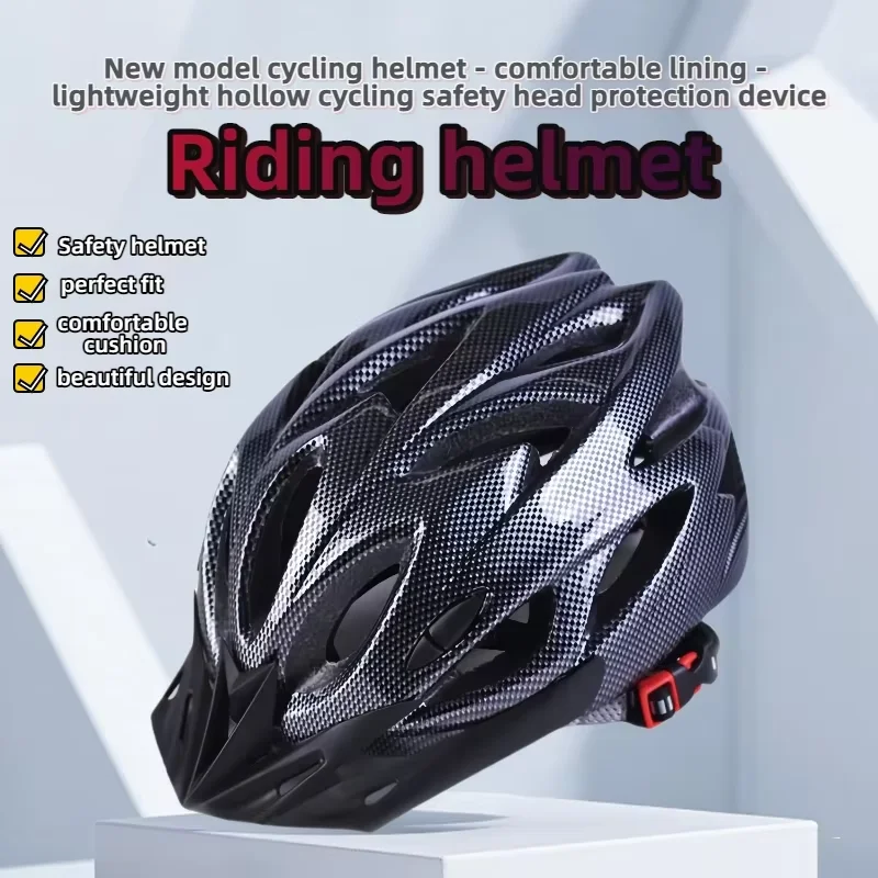 

Легкий велосипедный шлем для мужчин и женщин, удобный полый дизайн, MTB велосипедный шлем, защитный головной убор, шлем для езды на велосипеде