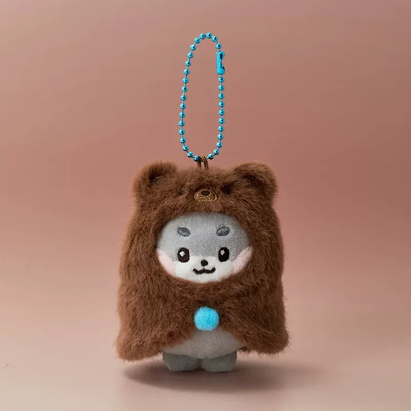 Nowa Seria Zwierząt Zeroni Pluszowy Zb1 Brelok z Peleryną w Kształcie Serca, Gadżet z Piłką w Kształcie Serca, Merchandise z Zhanghaem, Hanbinem, Jiwoongiem, Rickyem, Yuniniem