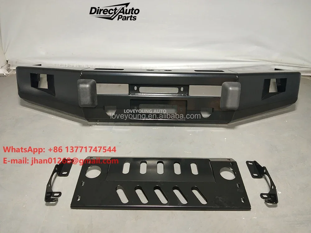 Heavy Duty Steel Front & Rear Bumper Bull Bar Off-Road Compatible New Condition for Pickup Trucks