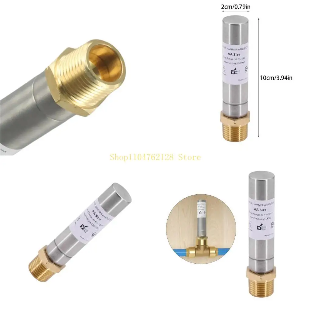 1/2inch Thread Water Hammer Arrestor Washer Hammer Arrestor Easy to Use best sale,for Dishwasher, Sink, Toilet, Faucet