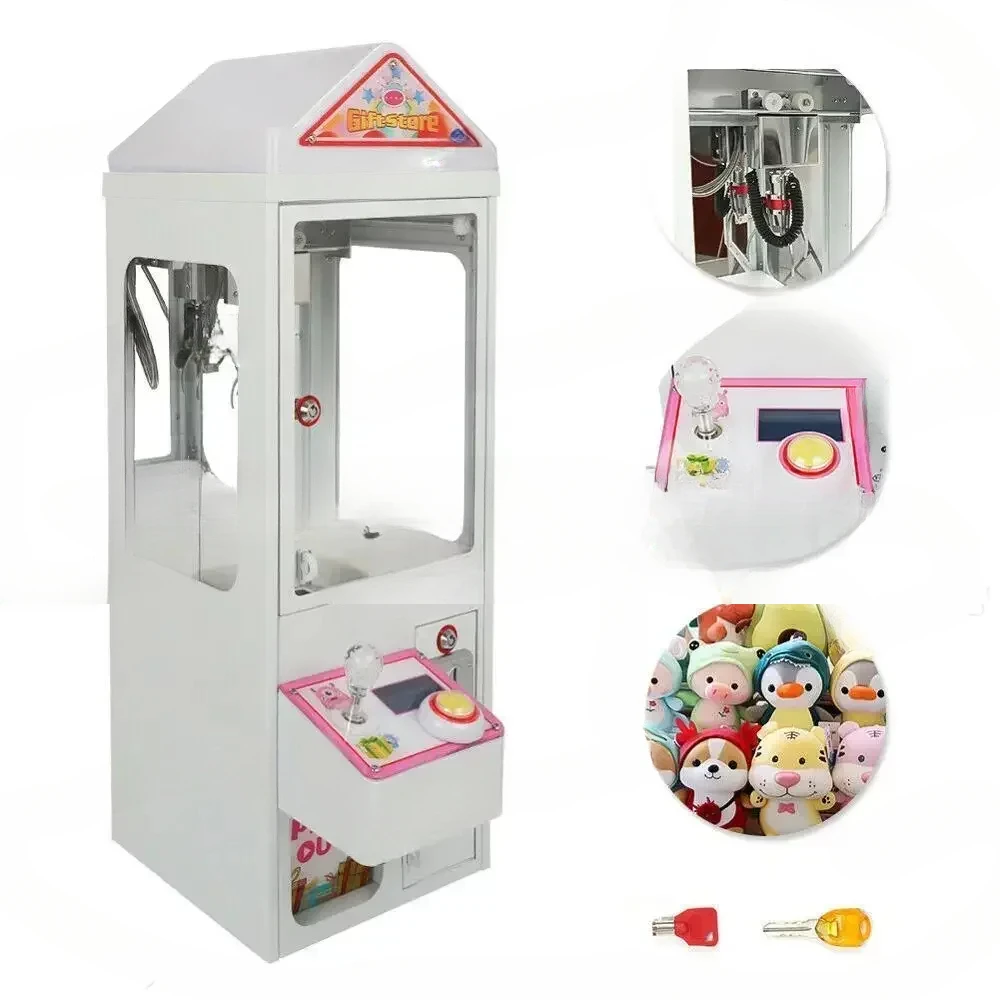 Mini Claw Crane Machine for Carnival, Arcade Grabber, Coin Operated, KTV, Cinema, 110V, 220V