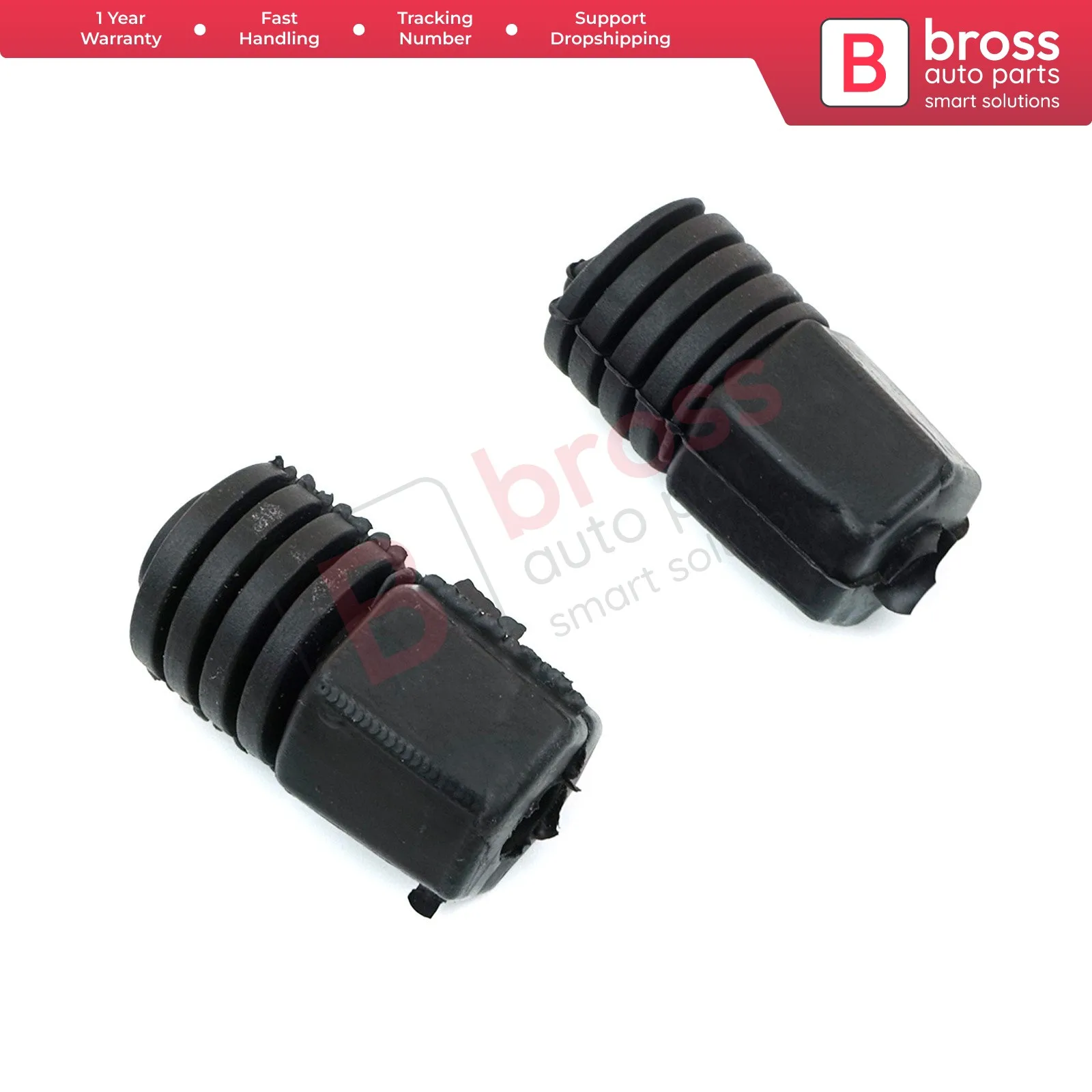 BSP1007 2 Pieces Bonnet Buffer Hood Stopper Rubber Bump Stop 7781964, 7908J4, 60813645 for Fiat Alfa Romeo Lancia