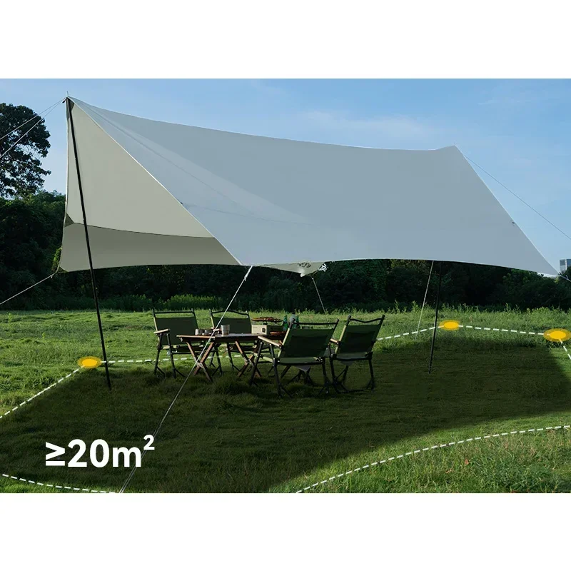 

Oversized fully equipped outdoor camping awning