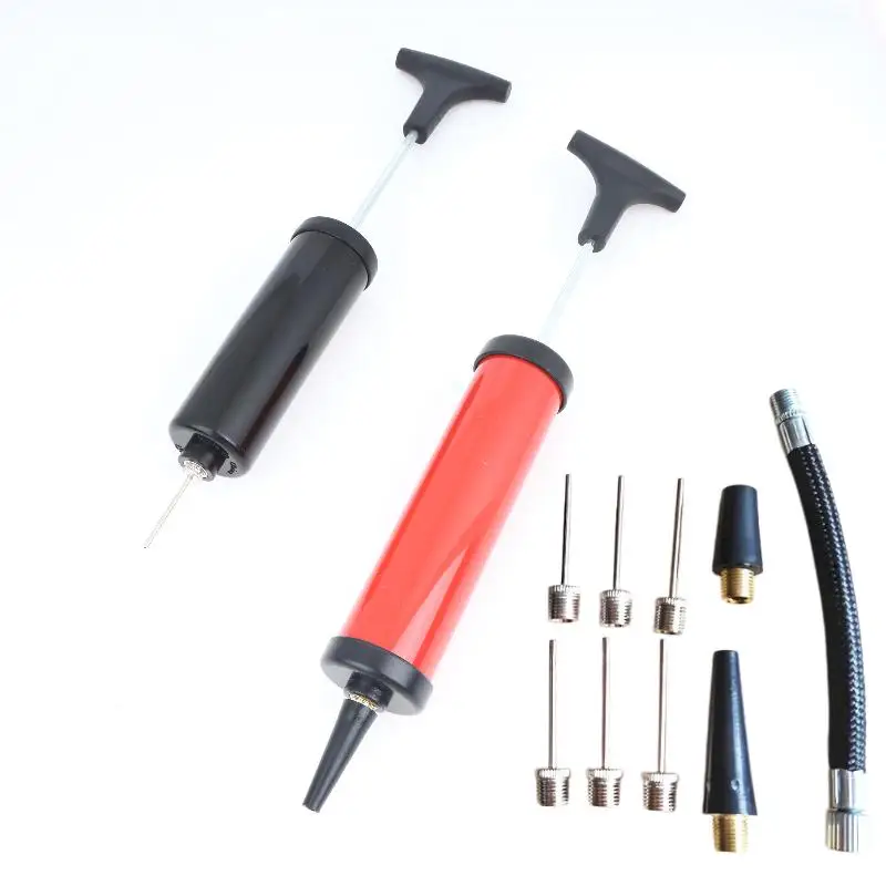 5/10 Stück Universelle Tragbare Ballpumpe mit Nadel-Düse Multifunktionaler Aufpumper für Fußball-, Volleyball- und Basketballbälle – Detail 6