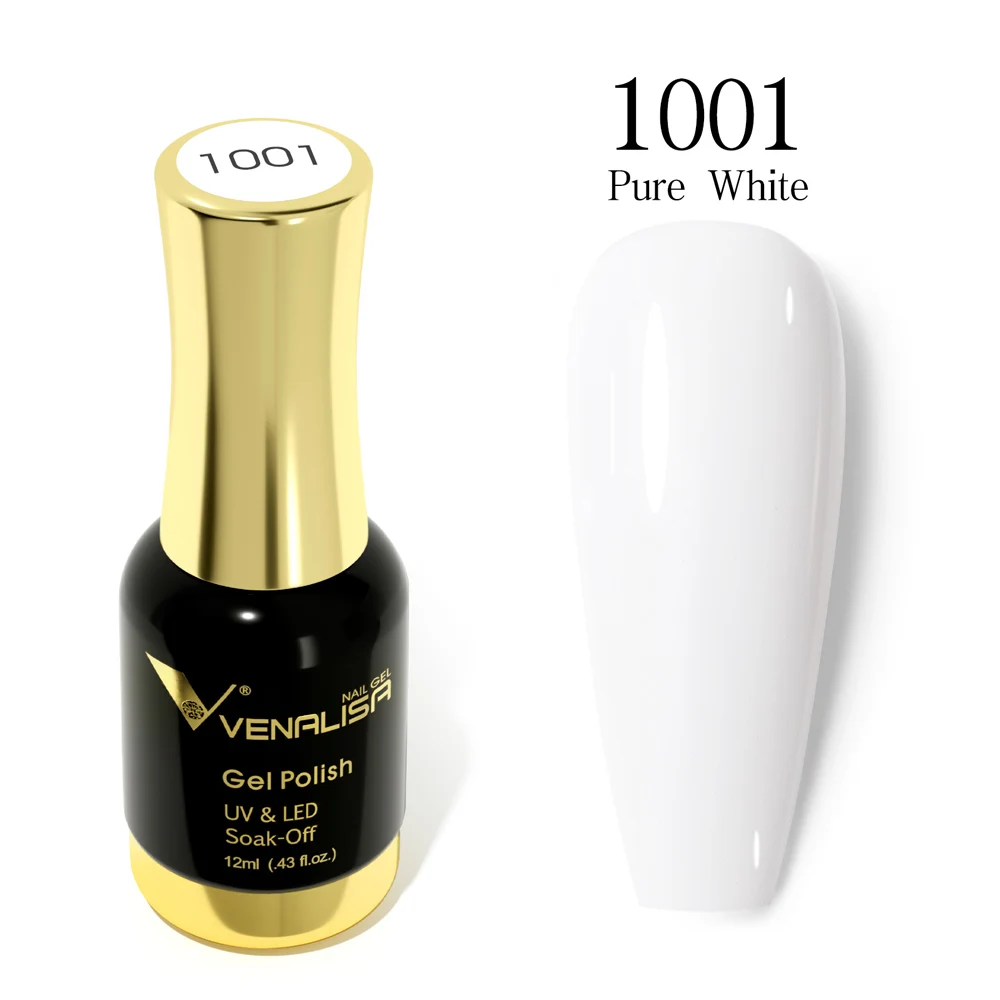 Venalisa 12ml Gel Nail Polish Nude Pink TPO FREE HEMA FREE Soak Off UV LED High Pigment Nail Art Gel Professional Salon Use