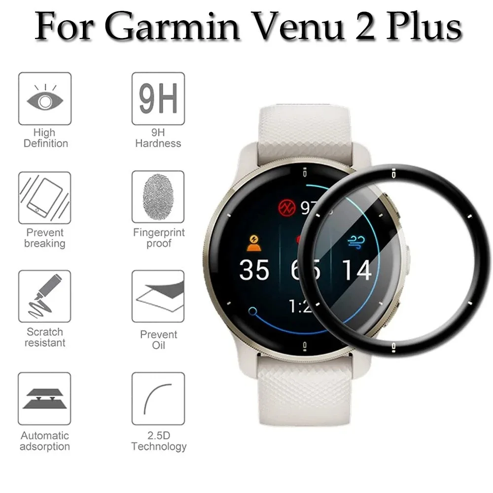 Garmin Venu 2 2S 2plus Venu2용 PMMA 화면 보호기 풀 커버