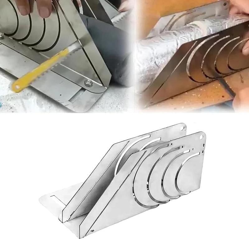 고무 및 플라스틱 파이프용 폼 커터, 절연 파이프 절단 가이드, 직경 60-90mm, 45 °