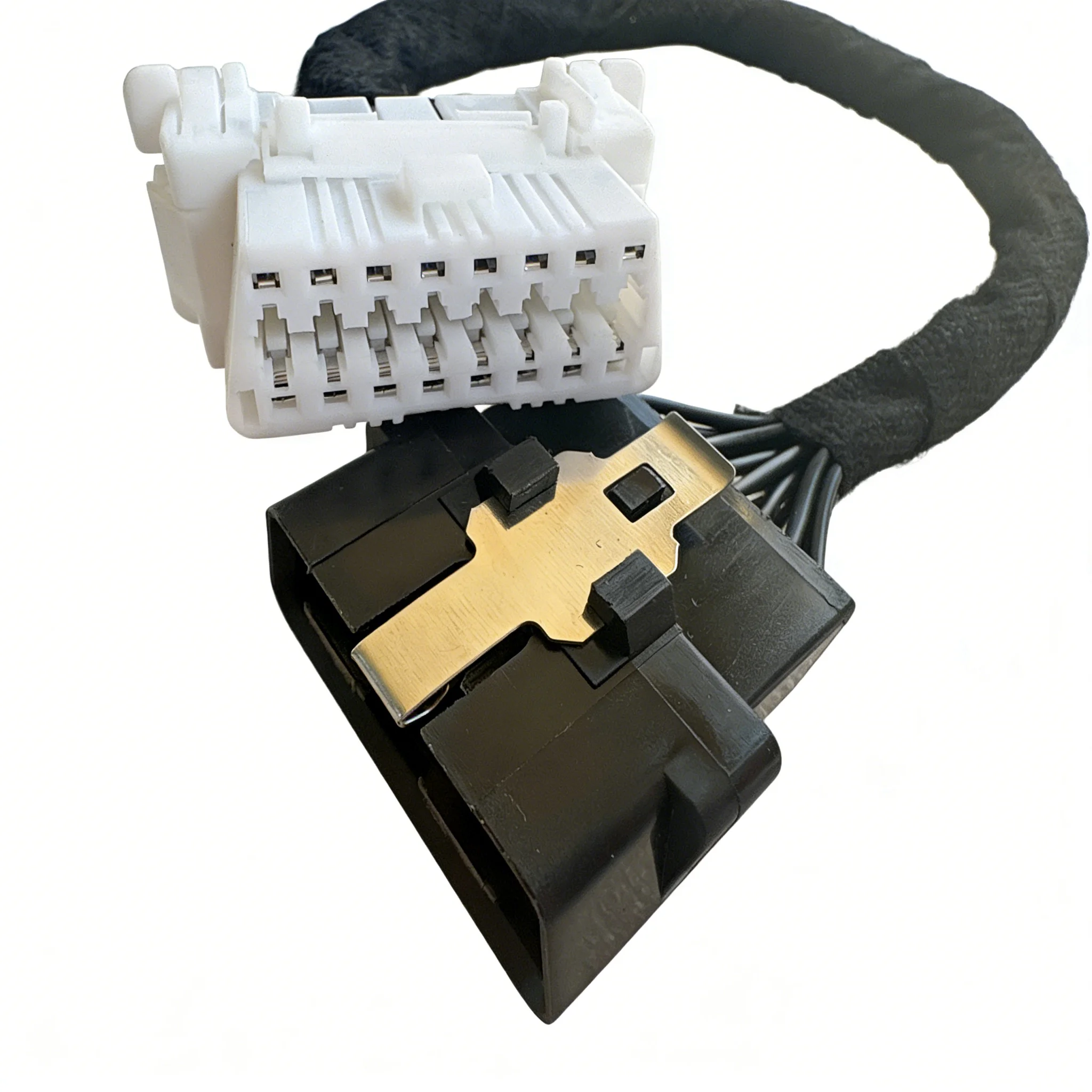 OBD2 Y Splitter Extension Cable 16 Pin One to One for Toyota Nissan OBD Diagnostic Wire Harness