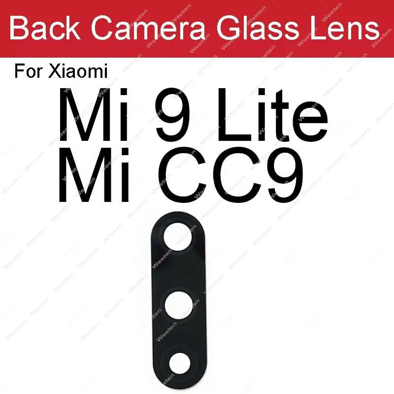 Rear Back Camera Glass Lens Adhesive Sticker For Xiaomi Mi Note 10 9 CC9 9T Pro 9Lite 9Se CC9e Mi 10 10T Pro Lite Ultra Youth 5G