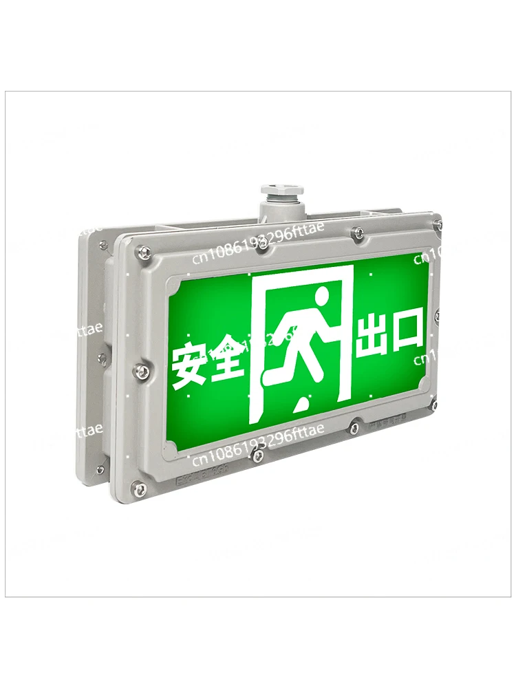 Double-sided Explosion-proof Safety Exit Pointing Sign Led Evacuation Indicator Light Large Fire Emergency Channel Sign