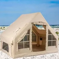 Tiendas de campaña de tela Oxford para exteriores, tienda inflable portátil de apertura automática rápida, equipo de acampada con protección solar a prueba de lluvia