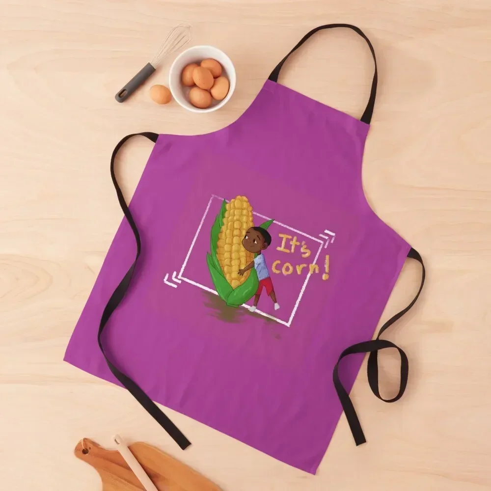 ITS CORN Apron Kitchen For Man Household Items Waterproof Apron