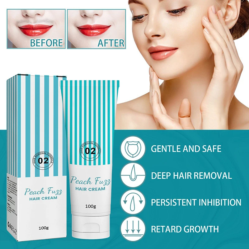 Hair Removal Cream 100g Sensitive Depilatory Cream Painless Gentle Armpit Efficient Leg Arms Fingers Whitening Cream Skin Care