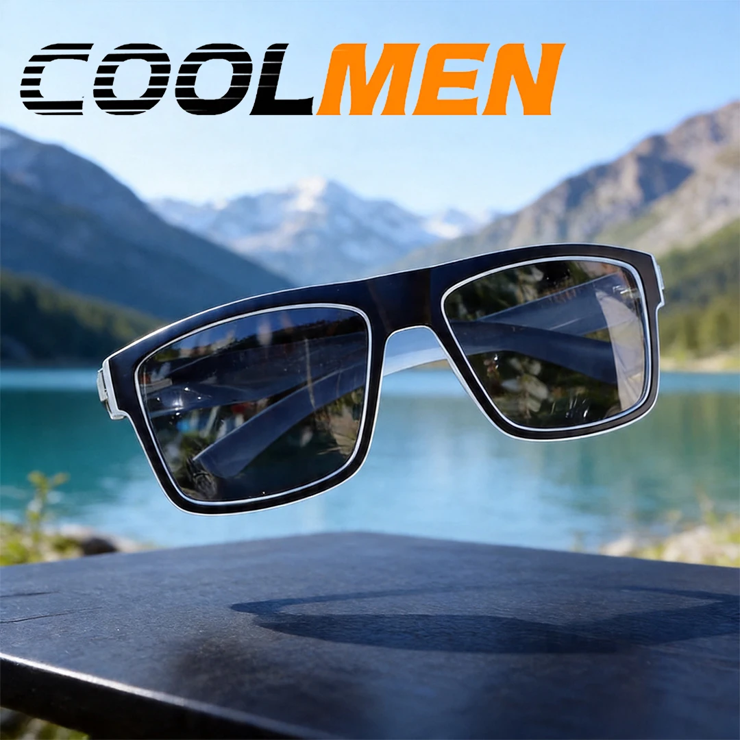 

COOLMEN Revamp Of Sport Men Sunglasses Polarized Shockingly Colors Sun Glasses Outdoor Driving Photochromic Sunglass