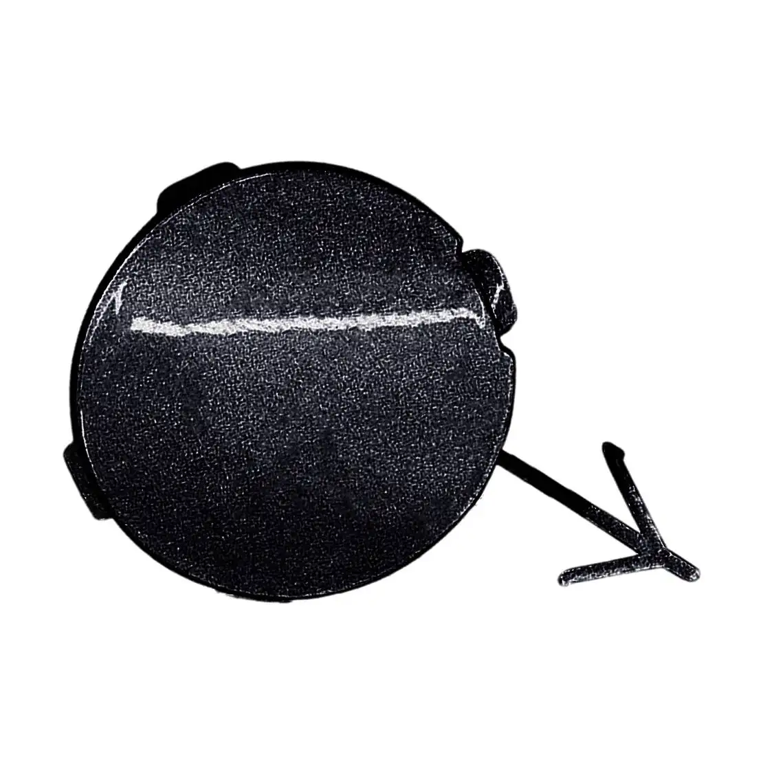 57731VA320 57731-VA320 Black Front Bumper Tow Towing Eye Hook Hole Bezel Cover Cap Lid Fit For Subaru WRX STI 2018-2021