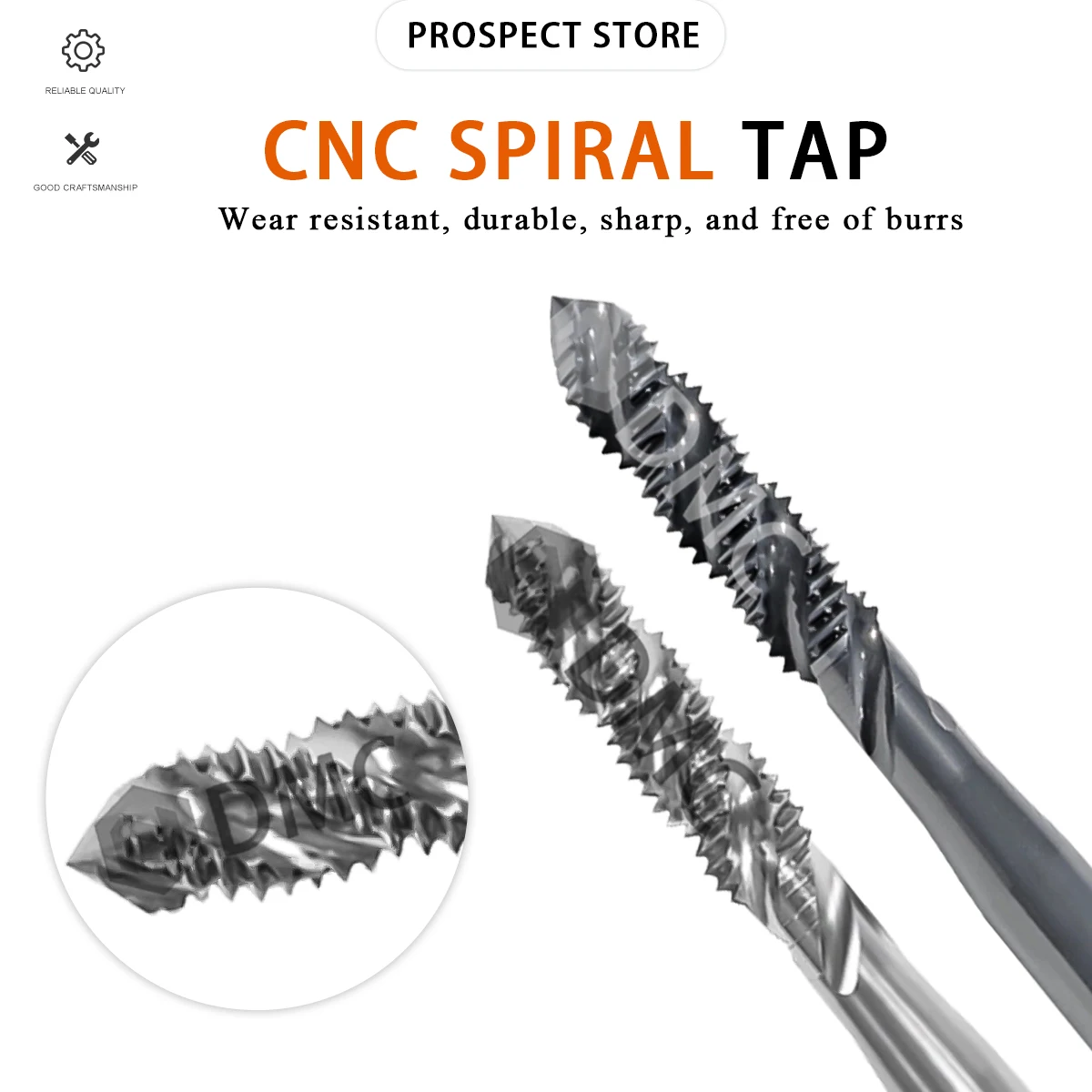 

Cutting Parts Cutters Tip Straight Groove Drill Bit Vacuum Quenching Coating Process Seismic Anti Shake CNC Lathe Screw Tip Tap