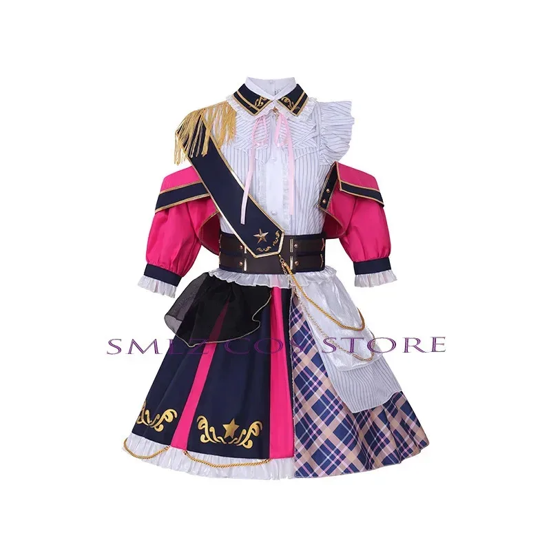 Hoshino Rubii Cosplay Anime Oshi No Ko Ruby Cosplay disfraz peluca uniforme para escenario vestido fiesta de Halloween brillante CYO MEM ropa