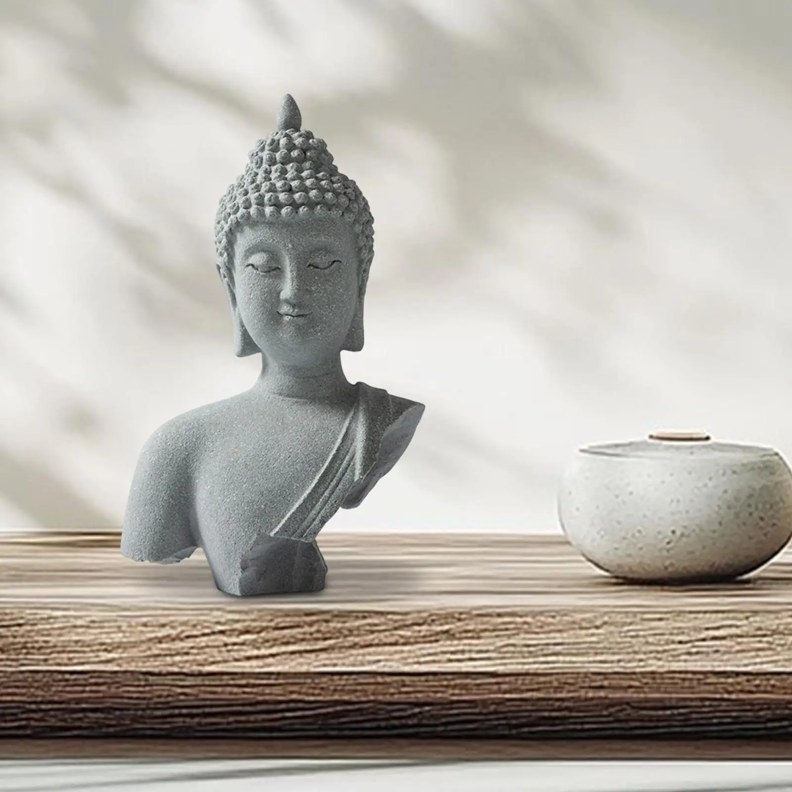 

Статуя Будды, центральное украшение стола, декор фэн-шуй, настольное украшение для крыльца