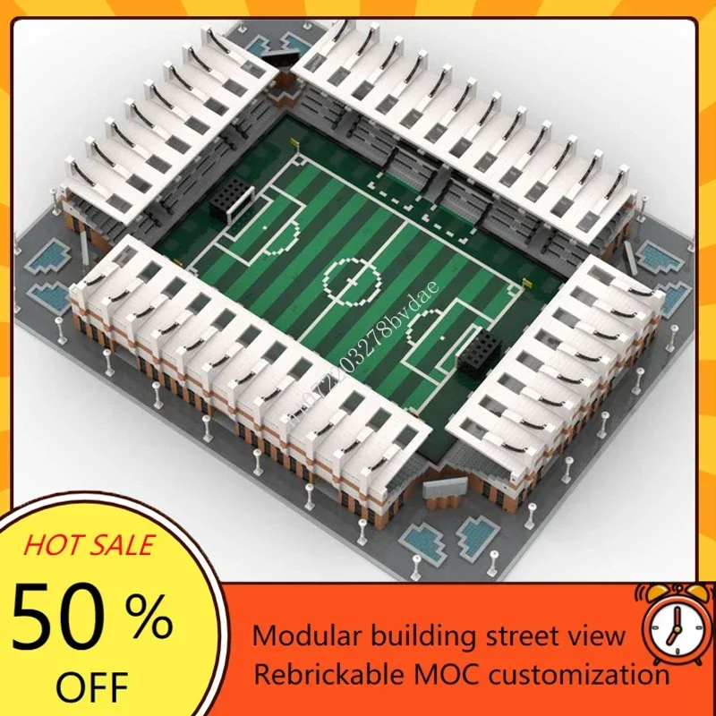 13129PCS Modular Stadium MOC Creative street view Model Custom Puzzle Architecture DIY Education Assembly Model Toys Gifts