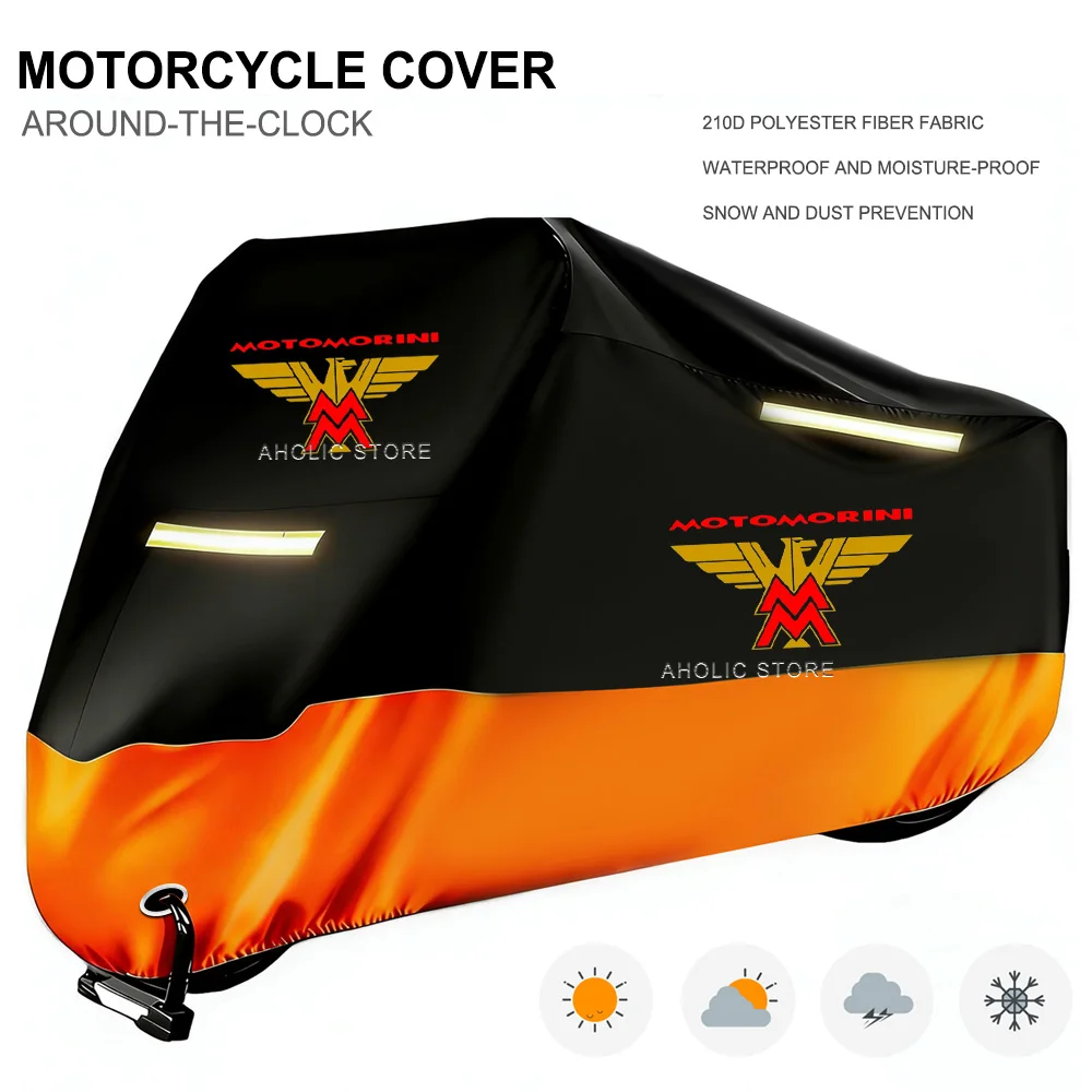 Motorcycle Cover 210D Oxford Waterproof Outdoor Indoor Dustproof Snow Proof UV Protection or Moto Morini Calibro 650 700